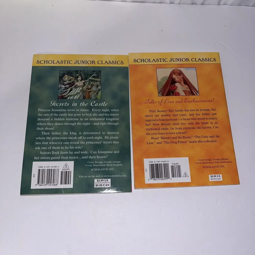 Scholastic Junior Classics Fairy Tale Book Lot of 2